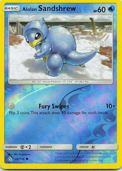 Alolan Sandshrew - Ultra Prism #28/156