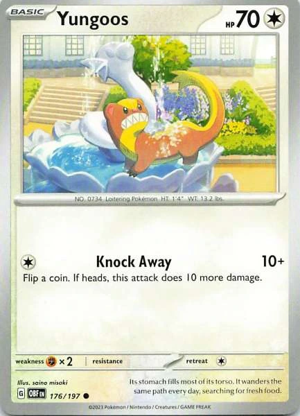 Yungoos - Obsidian Flames #176/197