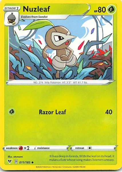 Nuzleaf - Vivid Voltage #011/185