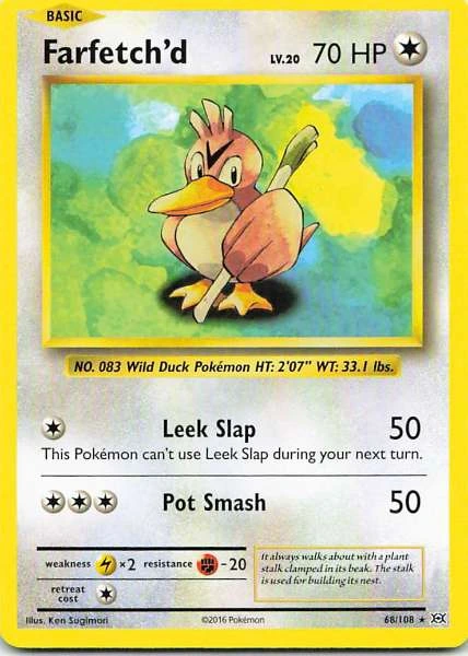 Farfetch'd - Pokémon Evolutions #68/108