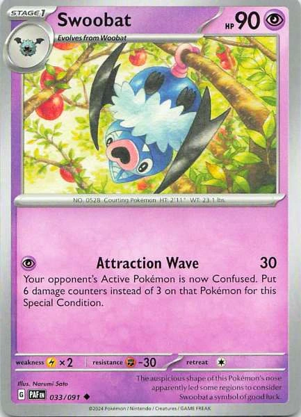 Swoobat - Paldean Fates #033/091