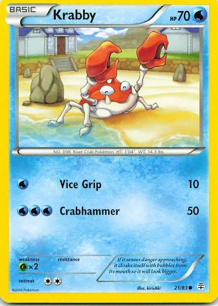 Krabby - Pokémon Generations #21/83