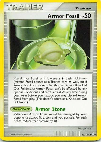 Armor Fossil - Pokémon Platinum #119/127