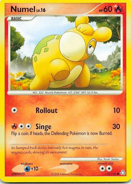 Numel - Pokémon Great Encounters #110/146