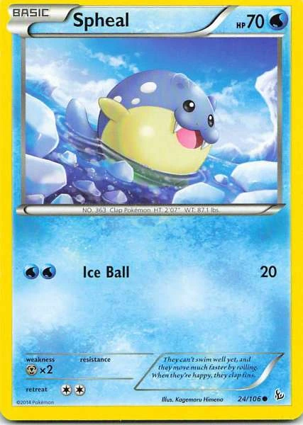 Spheal - Furious Fists #24/106