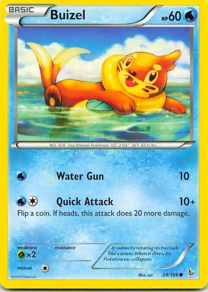 Buizel - Furious Fists #28/106