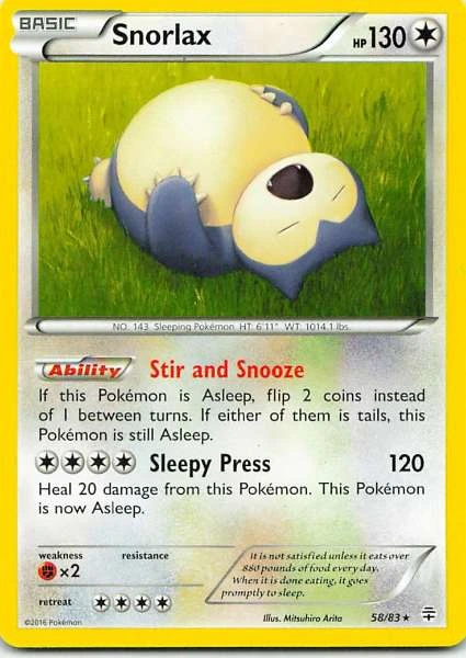 Snorlax - Generations #58/83