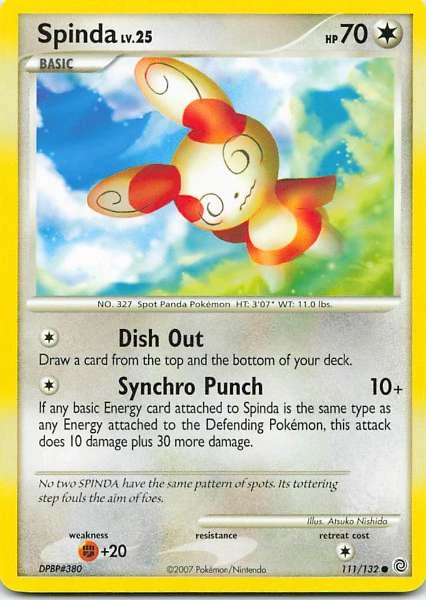 Spinda - Pokémon Diamond & Pearl: Secret Wonders #111/132