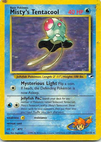 Misty's Tentacool - Gym Heroes #32/132