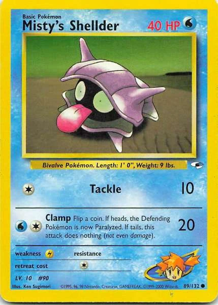 Misty's Shellder - Gym Challenge #89/132