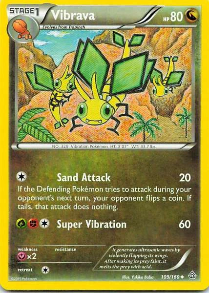 Vibrava - Pokémon Ancient Origins #109/160