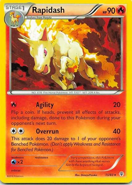 Rapidash - Generations #15/83