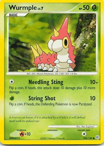 Wurmple - Diamond & Pearl #104/130