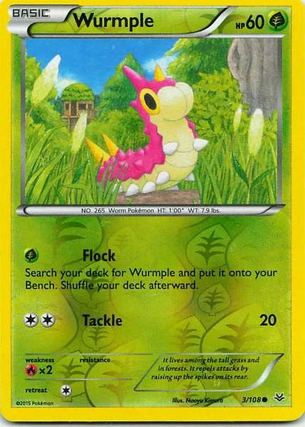 Wurmple - Roaring Skies #3/108