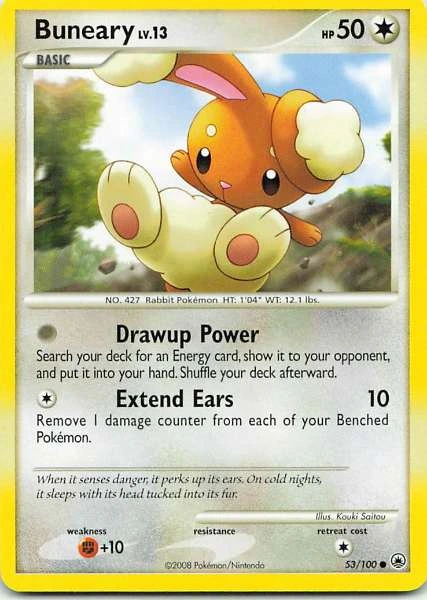 Buneary - Diamond & Pearl: Secret Wonders #53/100