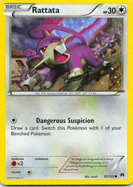 Rattata - Pokémon BREAKthrough #87/122