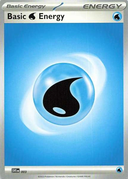 Basic Water Energy - Pokémon #003