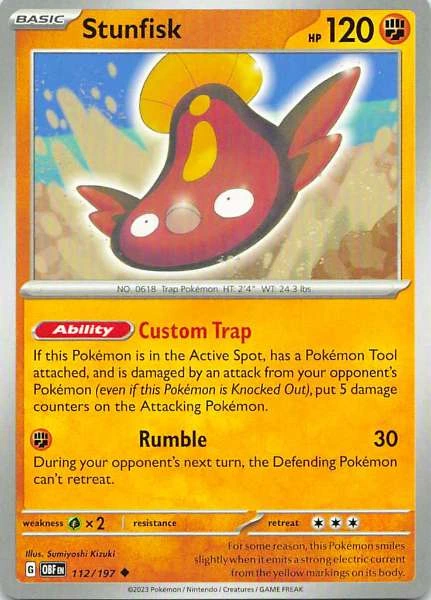 Stunfisk - Obsidian Flames #112/197