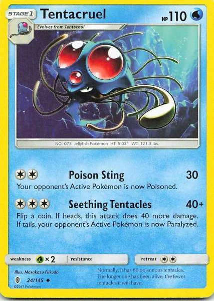 Tentacruel - Sun & Moon #24/145