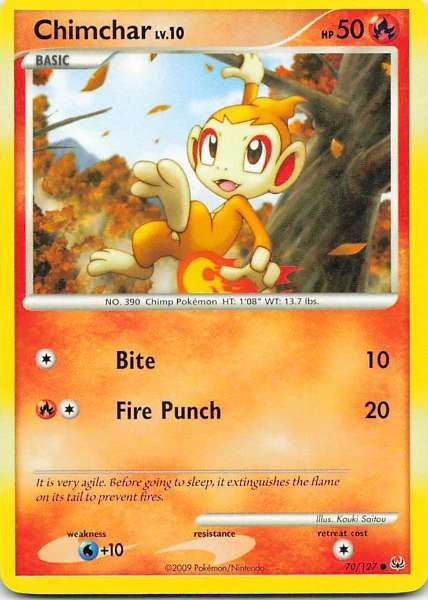 Chimchar - Platinum #70/127