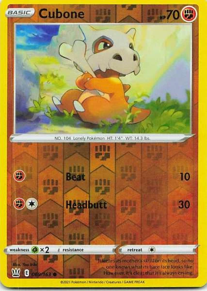 Cubone - Chilling Reign #069/163