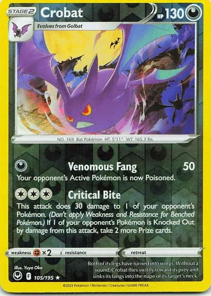 Crobat - Silver Tempest #105/195