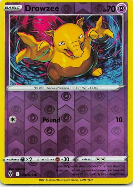 Drowzee - Evolving Skies #061/203