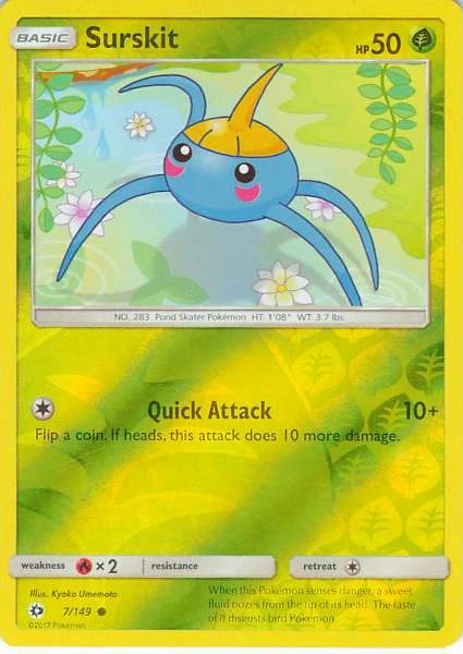 Surskit - Sun & Moon #7/149