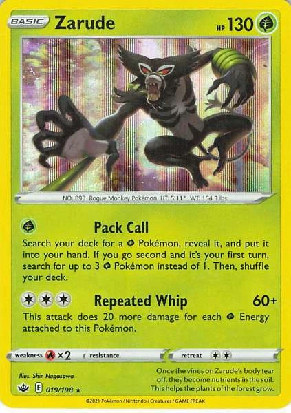 Zarude - Chilling Reign #019/198