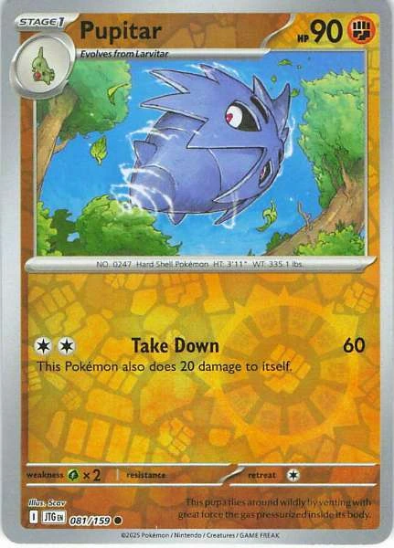 Pupitar - Pokémon #081/159