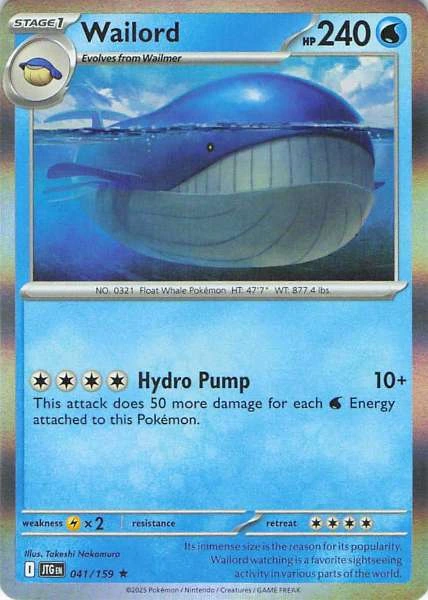 Wailord - Pokémon #041/159
