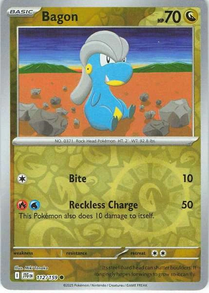 Bagon - Pokémon #112/159