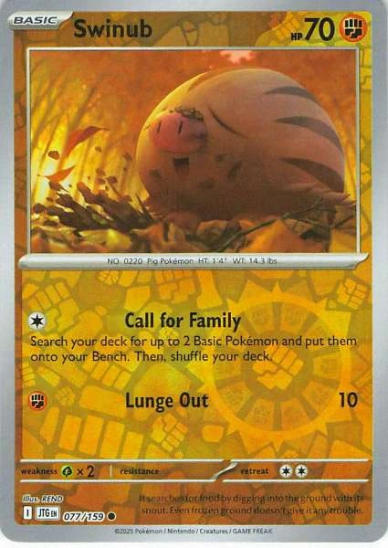 Swinub - Pokémon #077/159