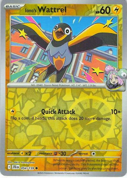 Iono's Wattrel - Pokémon #054/159