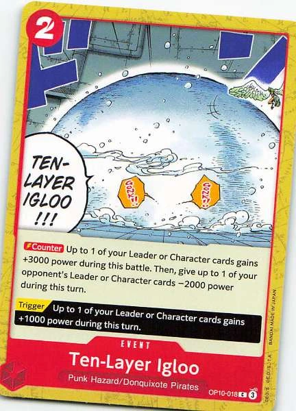 Ten-Layer Igloo - One Piece Card Game #OP10-018