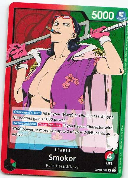Smoker - One Piece Card Game #OP10-001