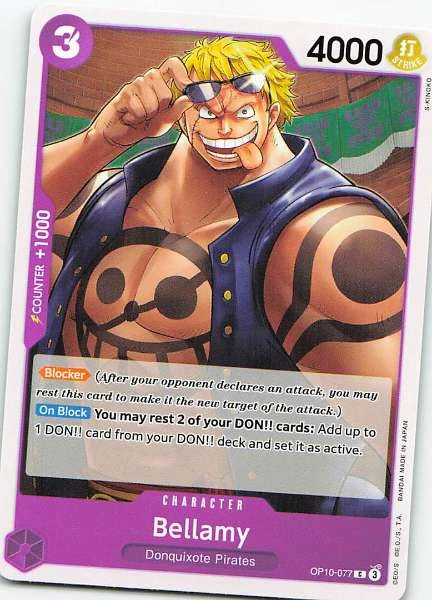 Bellamy - One Piece Card Game #OP10-077