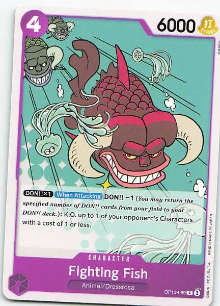 Fighting Fish - One Piece Card Game #OP10-069