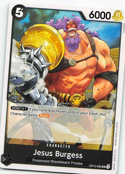 Jesus Burgess - One Piece Card Game #OP10-085