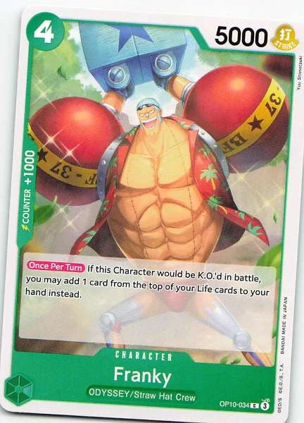 Franky - One Piece Card Game #OP10-034