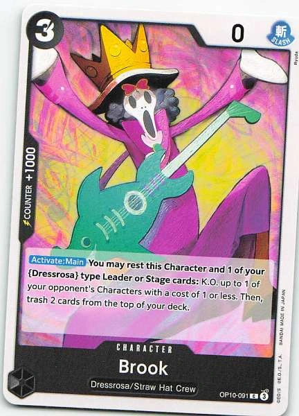 Brook - One Piece Card Game #OP10-091