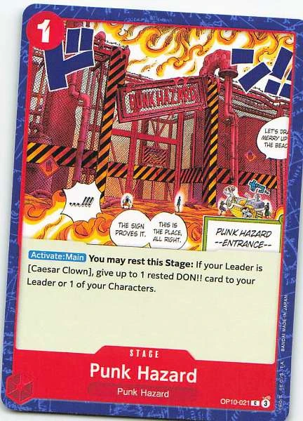 Punk Hazard - One Piece Card Game #OP10-021