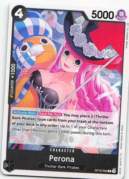 Perona - One Piece Card Game #OP10-092