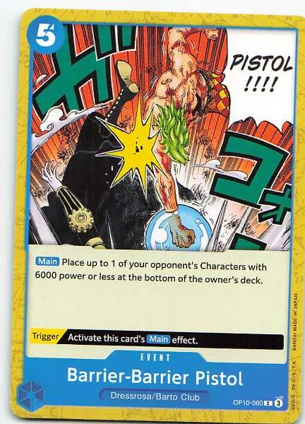 Barrier-Barrier Pistol - One Piece Card Game #OP10-060