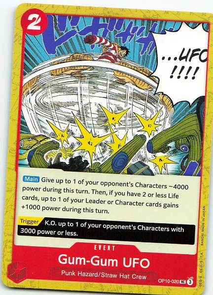 Gum-Gum UFO - One Piece Card Game #OP10-020