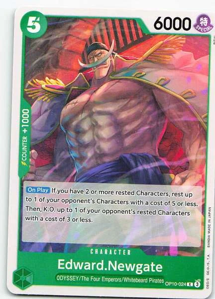Edward.Newgate - One Piece Card Game #OP10-024