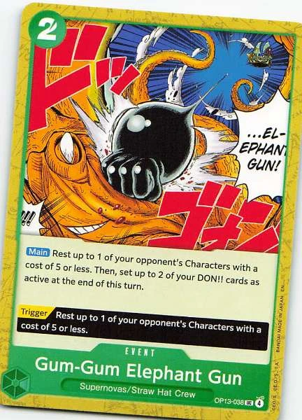 Gum-Gum Elephant Gun - Awakening of the New Era #OP13-038