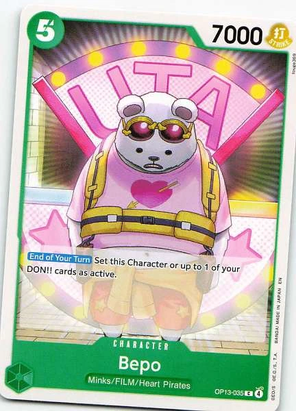Bepo - One Piece Card Game #OP13-035