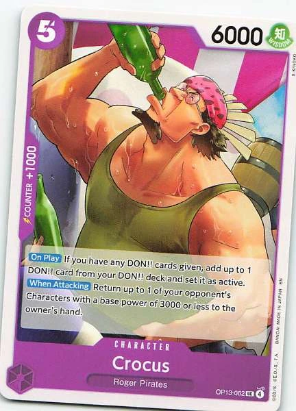 Crocus - One Piece Card Game #OP13-062