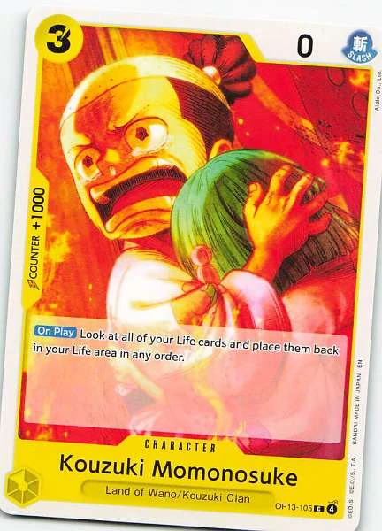Kouzuki Momonosuke - ONE PIECE CARD GAME #OP13-105